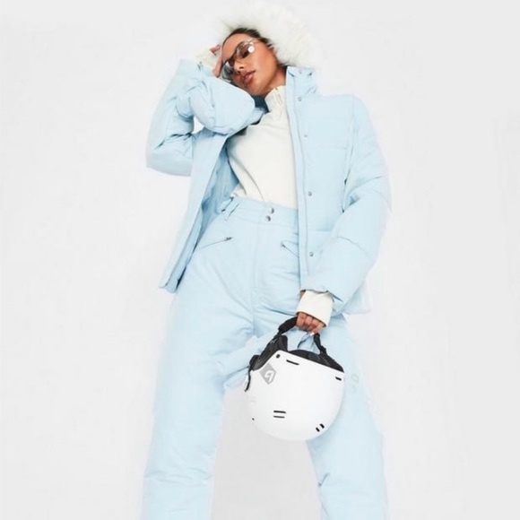 Missguided Light Blue Ski Set - Picture 3 of 4